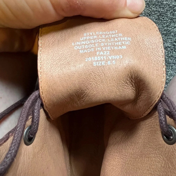 Madewell The Rayna Lace-Up Boot in Leather, size 8.5 - Picture 10 of 11